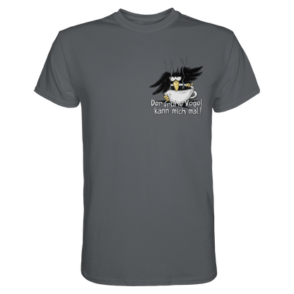 Der frühe Vogel kann mich mal | Kaffee Rabe - Premium Shirt