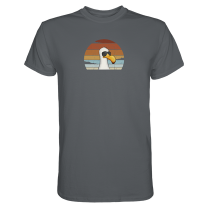Cool lässige Retro Möwe - Premium Shirt