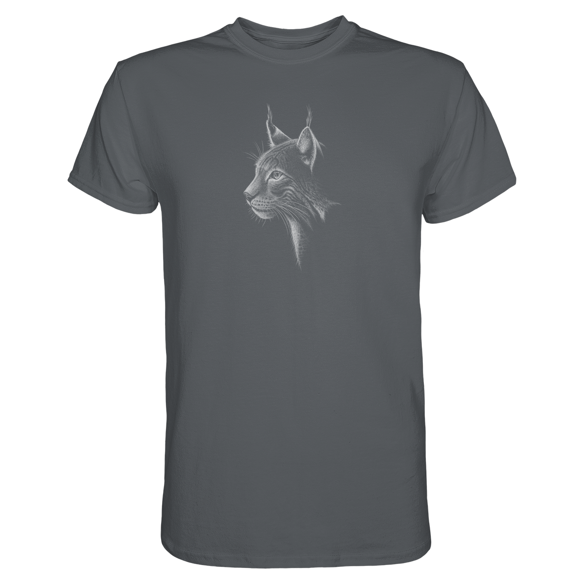 Luchs Kritzelkunst Wildkatze Illustration - Premium Shirt