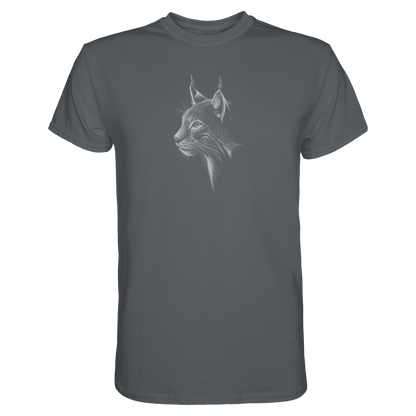 Luchs Kritzelkunst Wildkatze Illustration - Premium Shirt