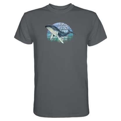 Retro Unterwasser Buckelwal - Premium Shirt
