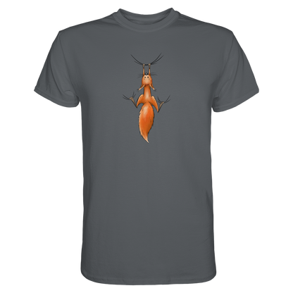 Rotes Eichhörnchen hängt ab - Premium Shirt