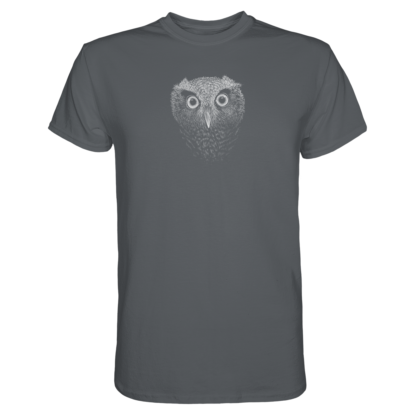Eule Kritzelkunst Illustration - Premium Shirt