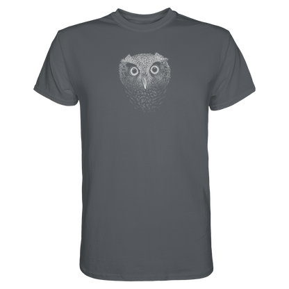 Eule Kritzelkunst Illustration - Premium Shirt