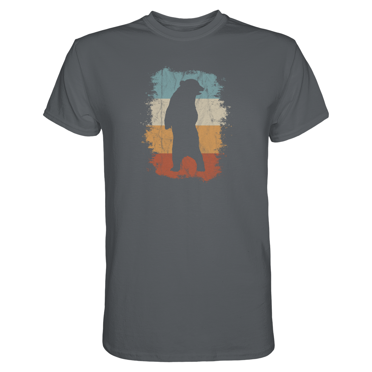 Retro Bären-Silhouette - Premium Shirt