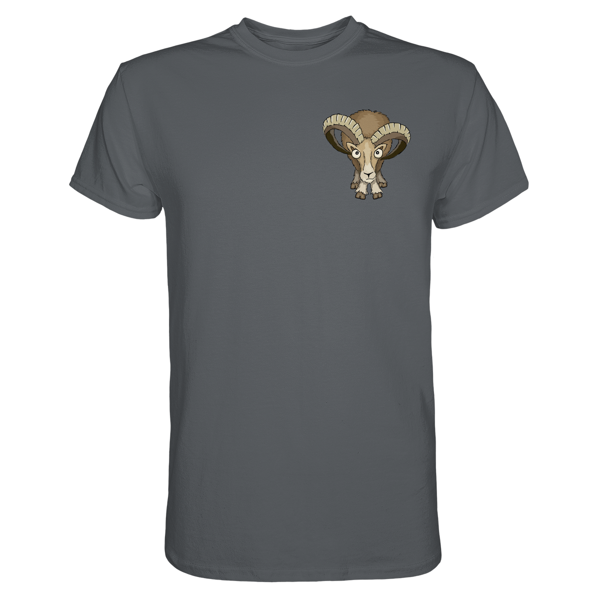 Bockiges Mufflon Widder Schafbock - Premium Shirt