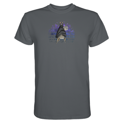 Fledermaus in blauer Nacht - Premium Shirt