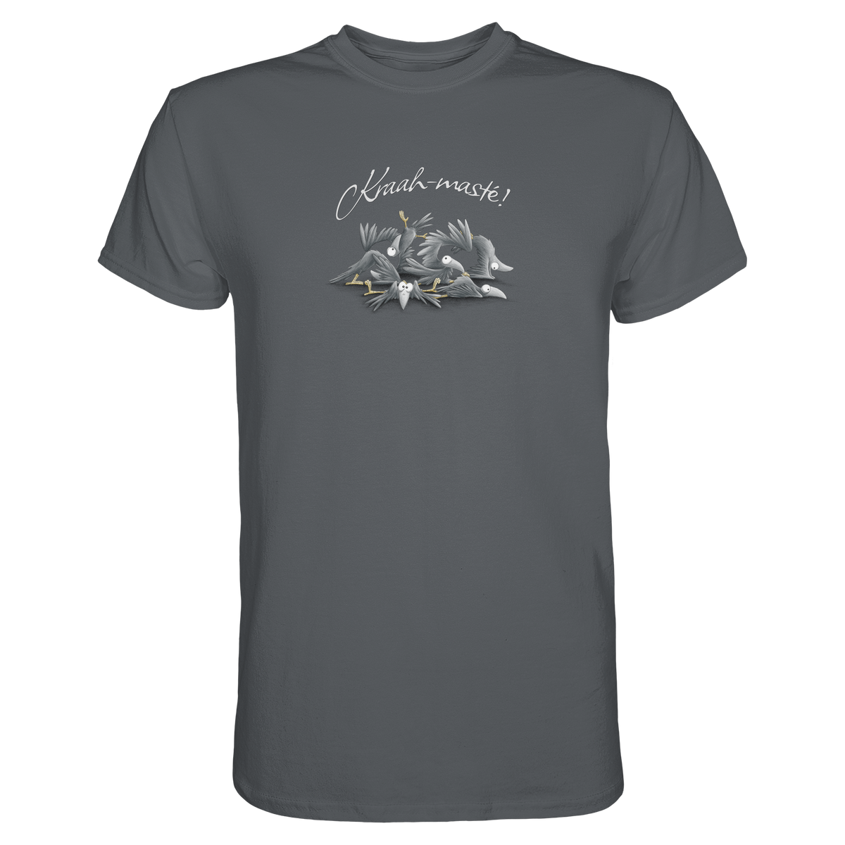 Kraah-masté! Yoga Raben Krähen - Premium Shirt