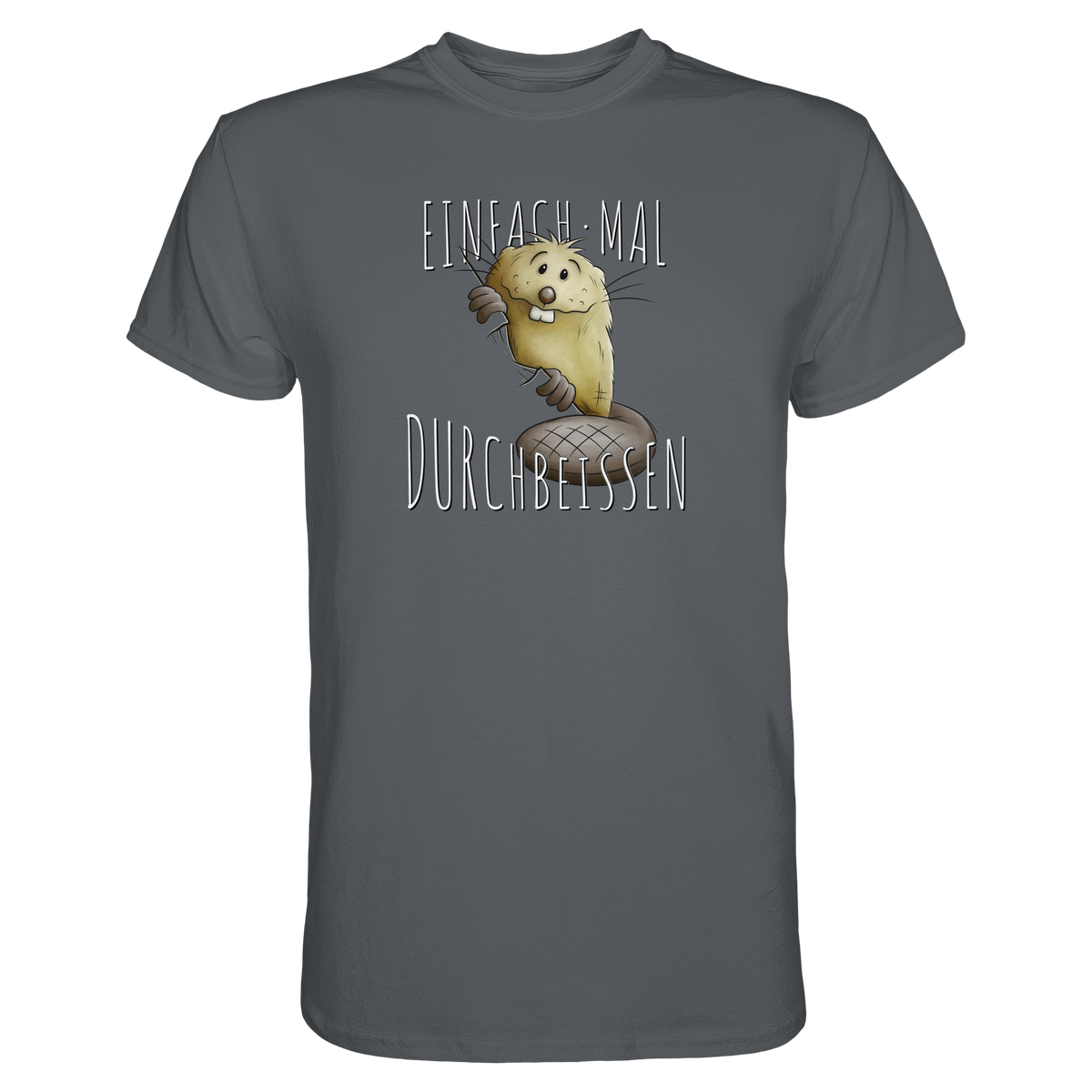 Einfach mal Durchbeissen Biber - Premium Shirt