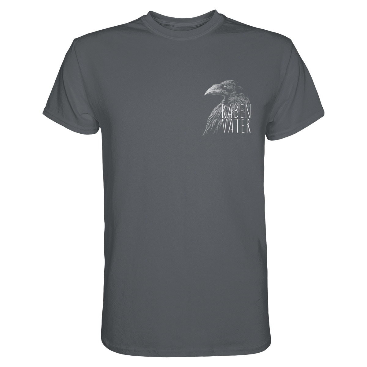 Rabenvater schwarzer Rabe Krähe - Premium Shirt