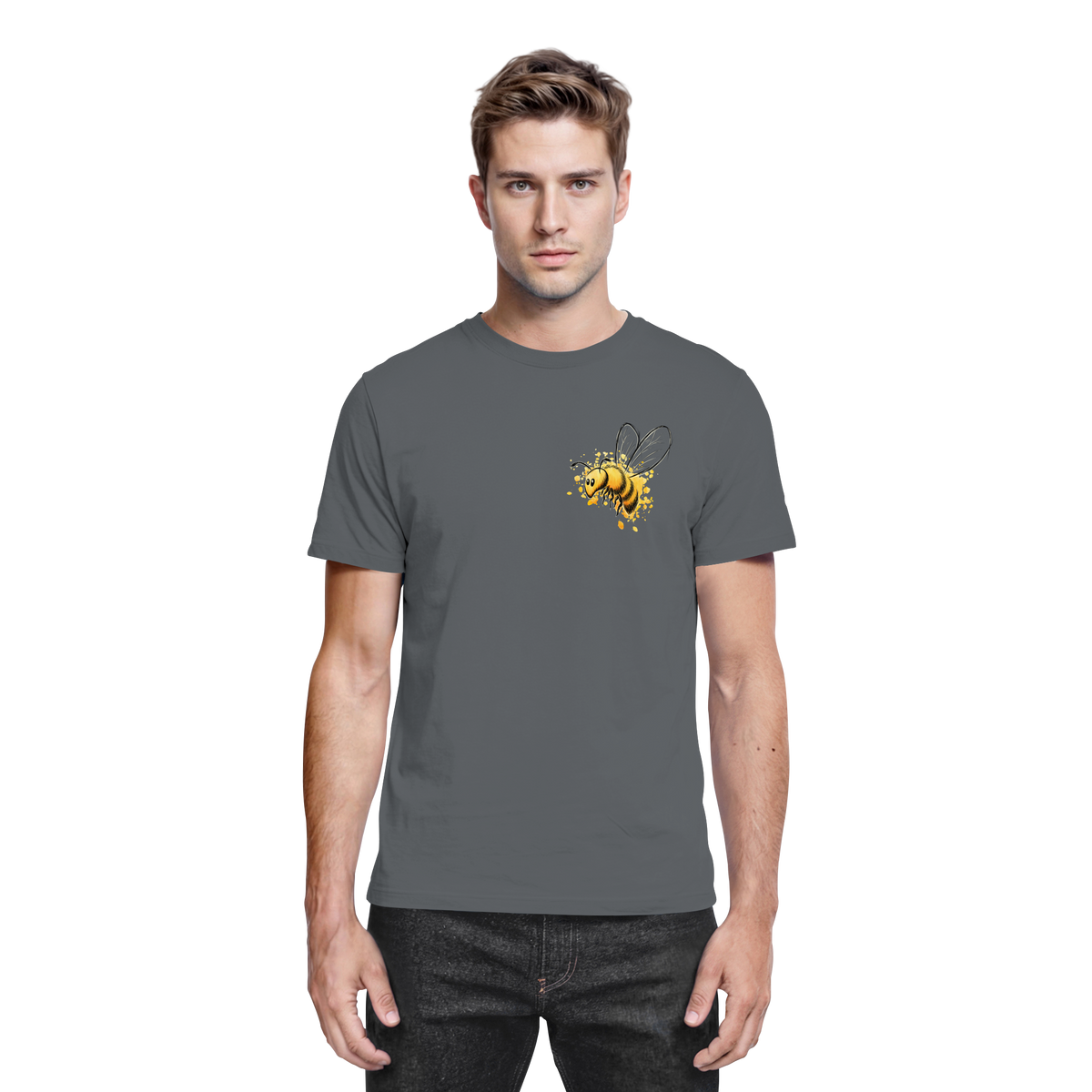Lässige kleine Honig-Biene - Premium Shirt