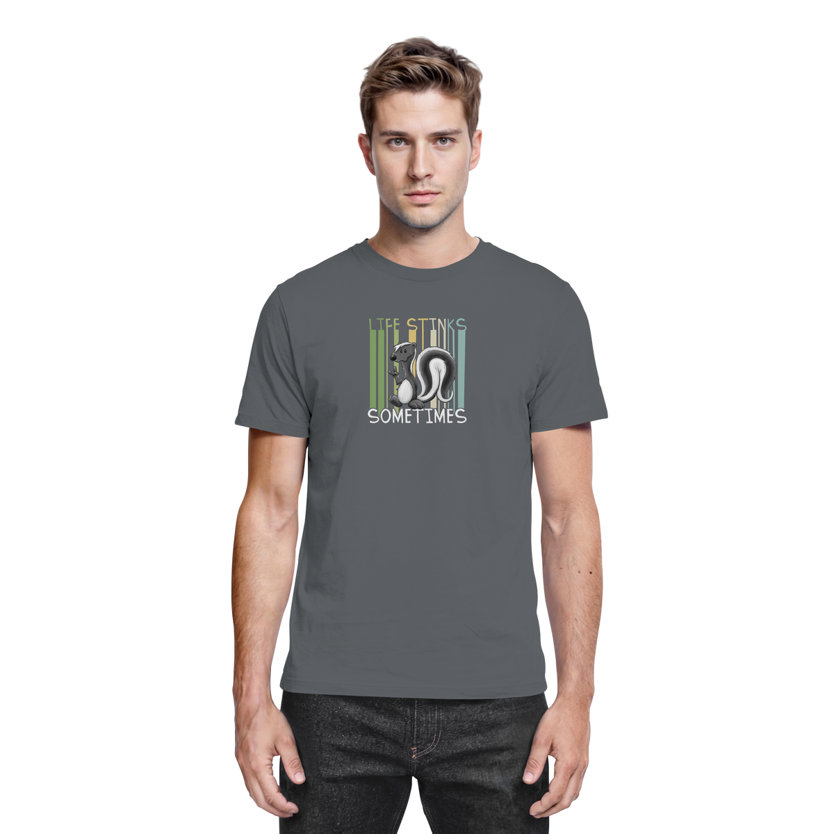 Life Stinks Sometimes Stinktier Weisheit - Premium Shirt