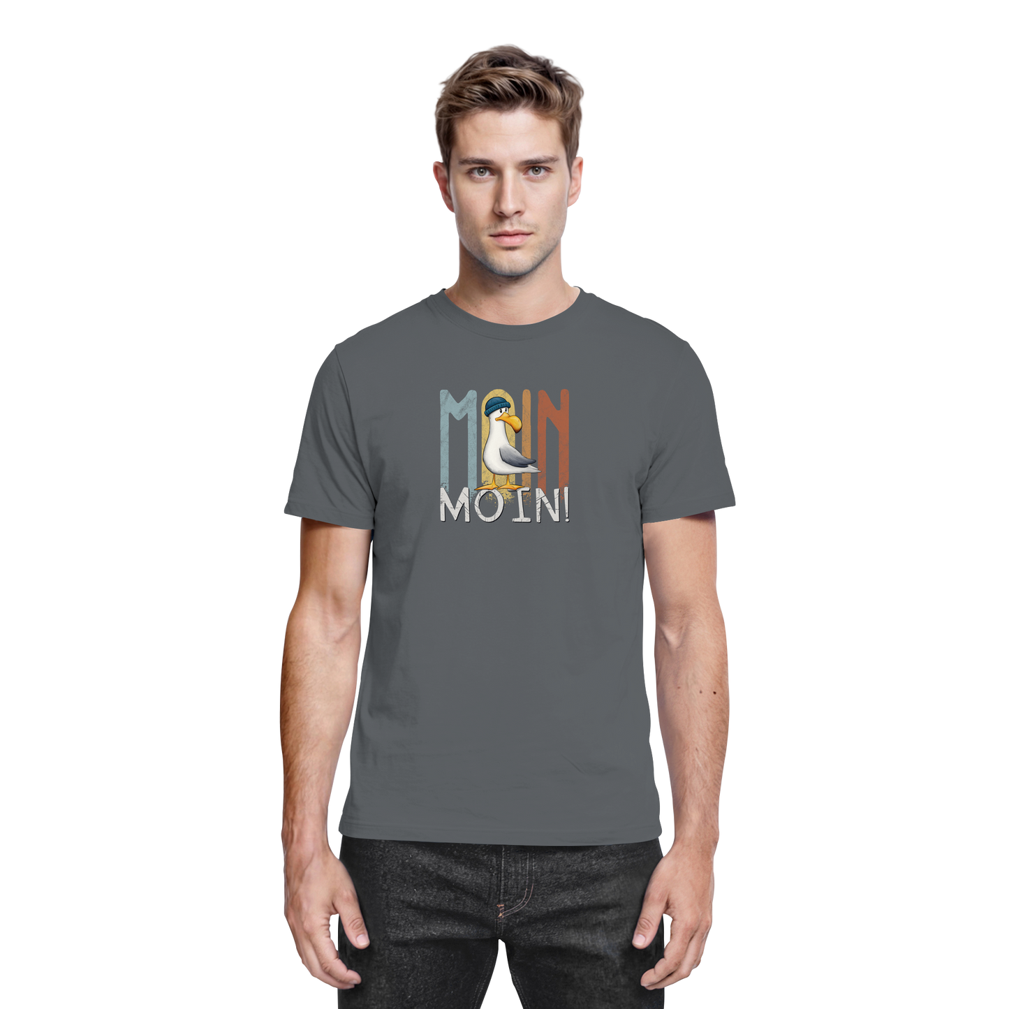 Moin Moin norddeutsche Möwe - Premium Shirt