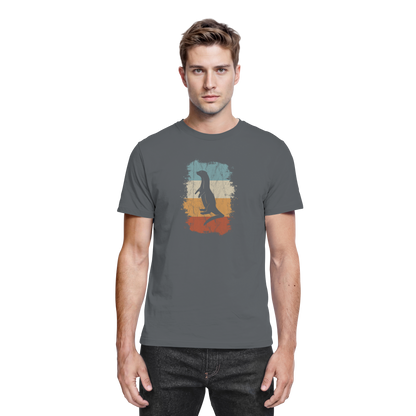 Retro Otter Fischotter Silhouette - Premium Shirt