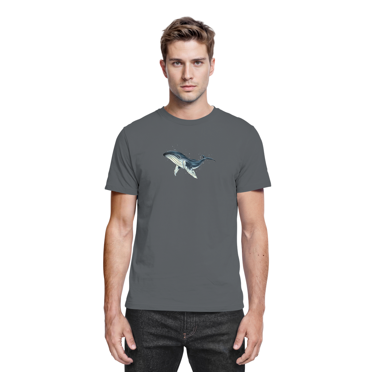 Tiefsee Ozean-Riese Buckelwal - Premium Shirt