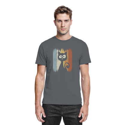Retro Katze Silhouette - Premium Shirt