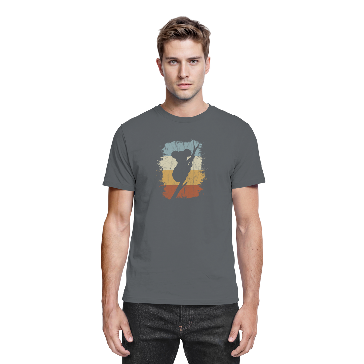 Retro kletternder Koala-Bär - Premium Shirt