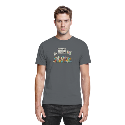 Demo-Katzen gegen Faschismus und für Vielfalt - Premium Shirt