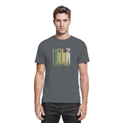 Holz Retro Wald Schriftzug - Premium Shirt