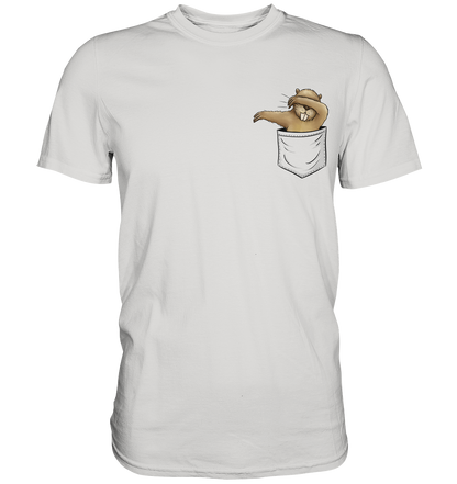 Dabbender Biber in Deiner Tasche - Premium Shirt