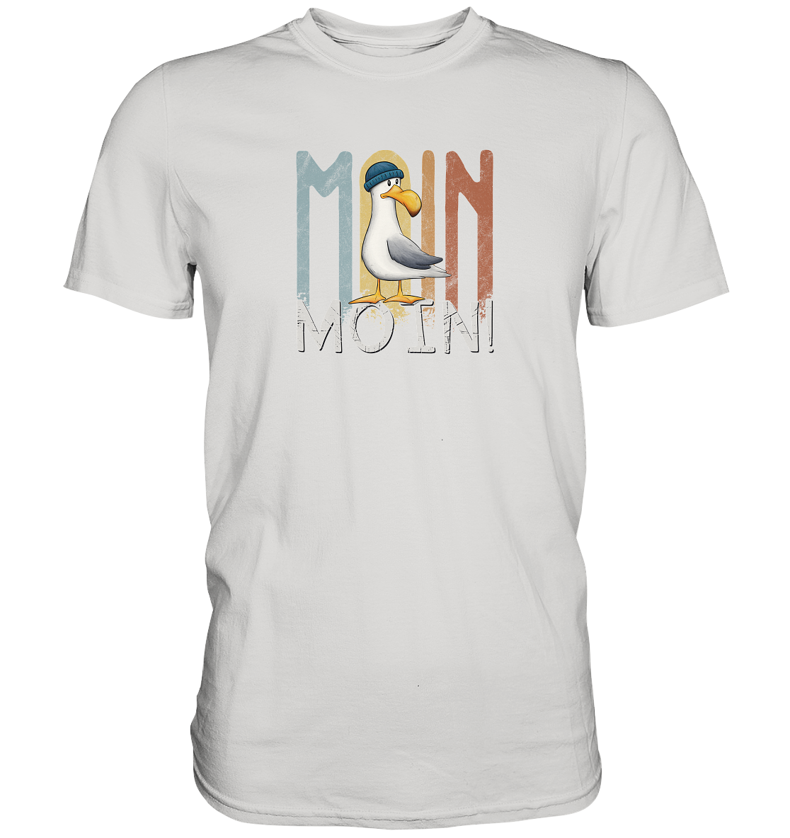 Moin Moin norddeutsche Möwe - Premium Shirt