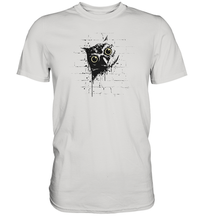 Lässige Street Art Eule - Premium Shirt