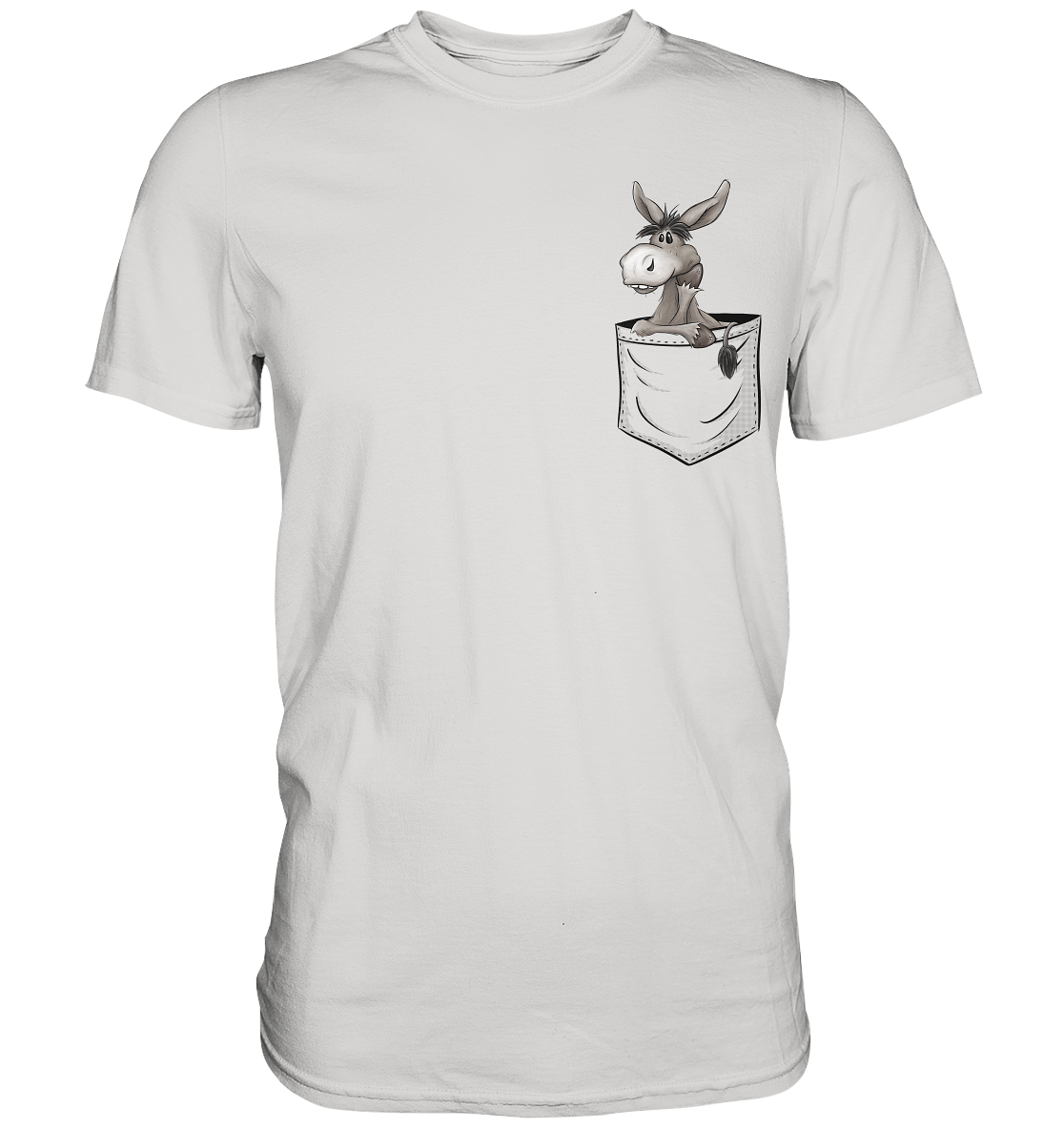 Bockiger Esel in Deiner Tasche - Premium Shirt