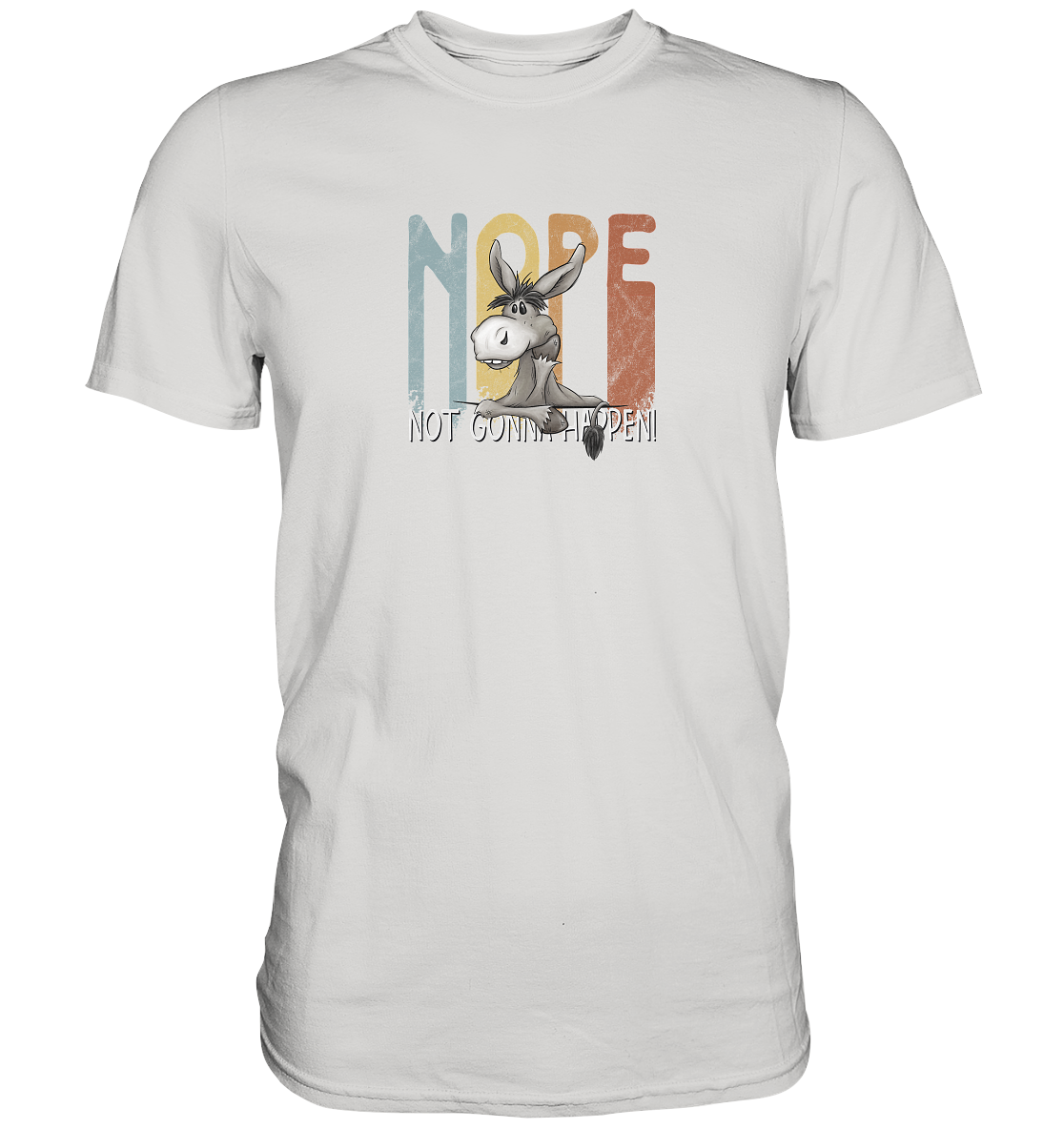 Nope | bockiger Esel - Premium Shirt