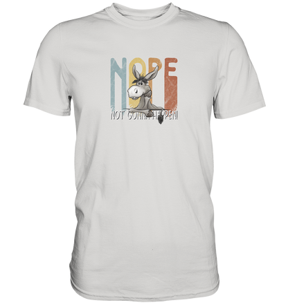 Nope | bockiger Esel - Premium Shirt