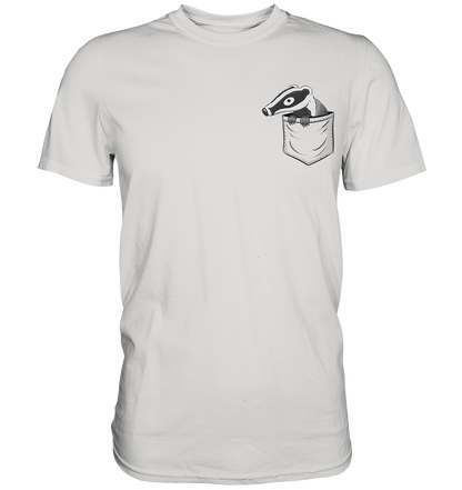Lustig gemütlicher Dachs In der Tasche - Premium Shirt