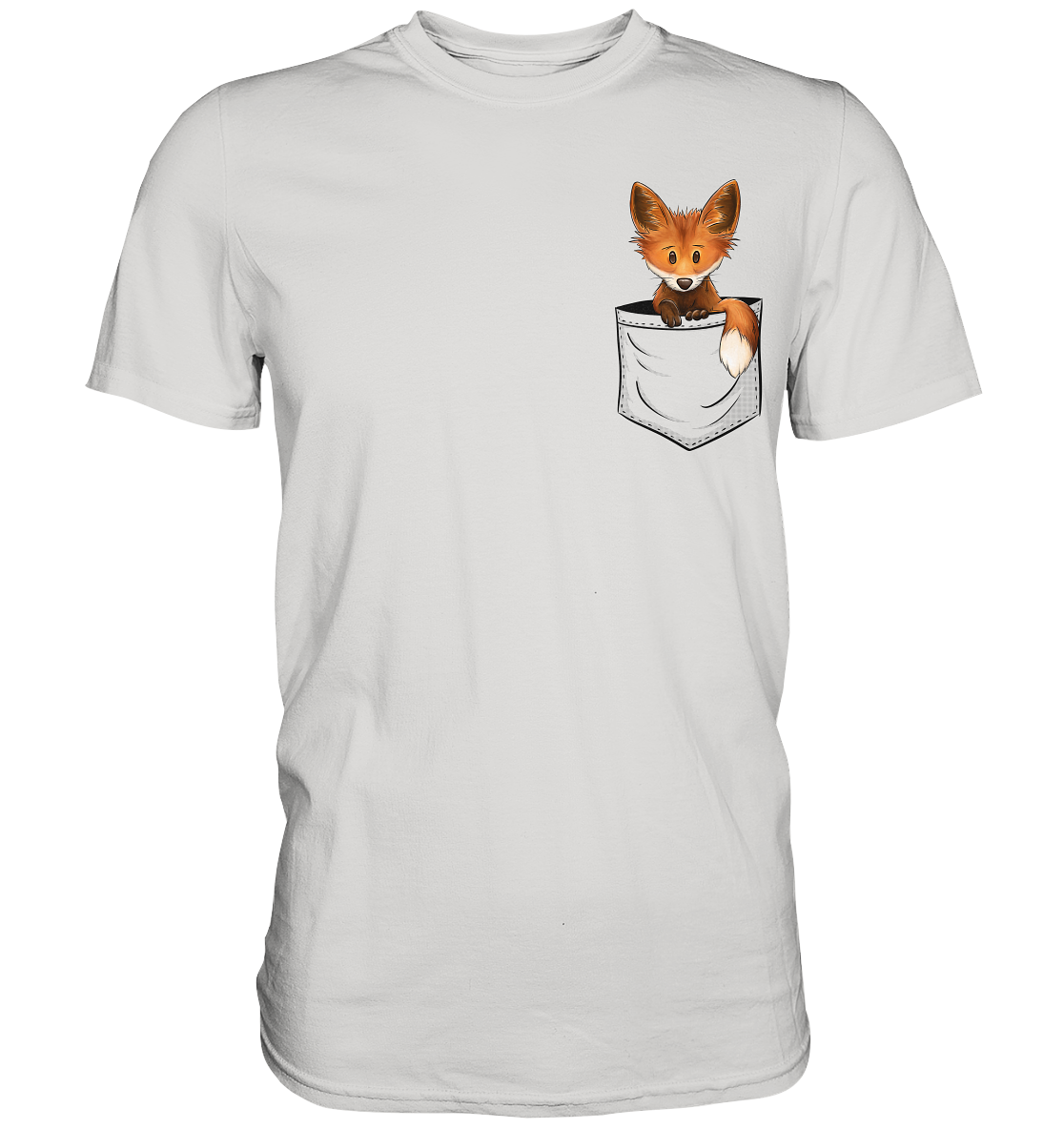 Funky Fuchs in der Tasche - Premium Shirt