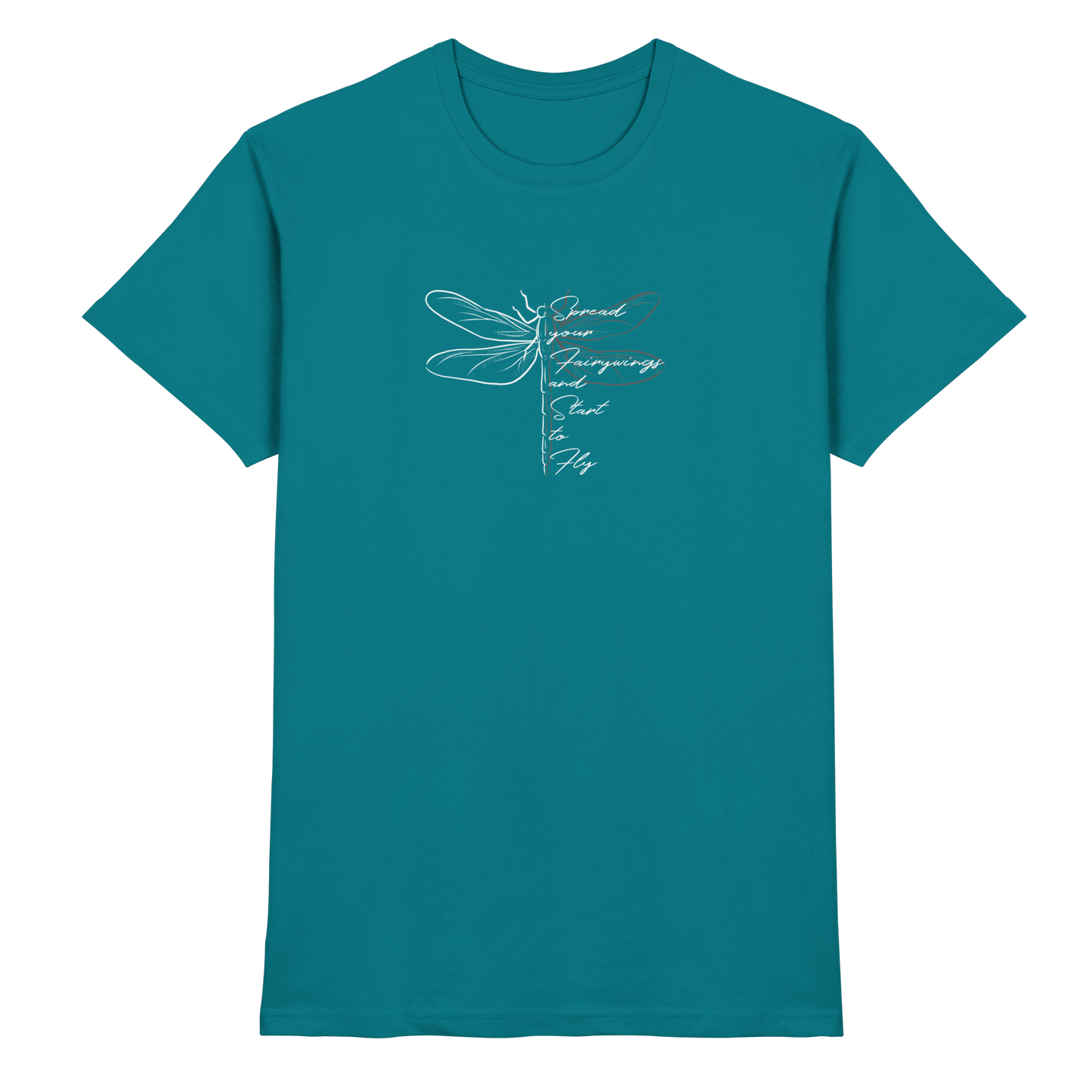 Breite die Flügel aus und flieg los | Libelle - Premium Shirt