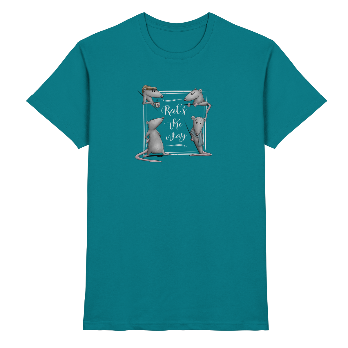 Rat’s The Way Kaffeehaus Ratten - Premium Shirt