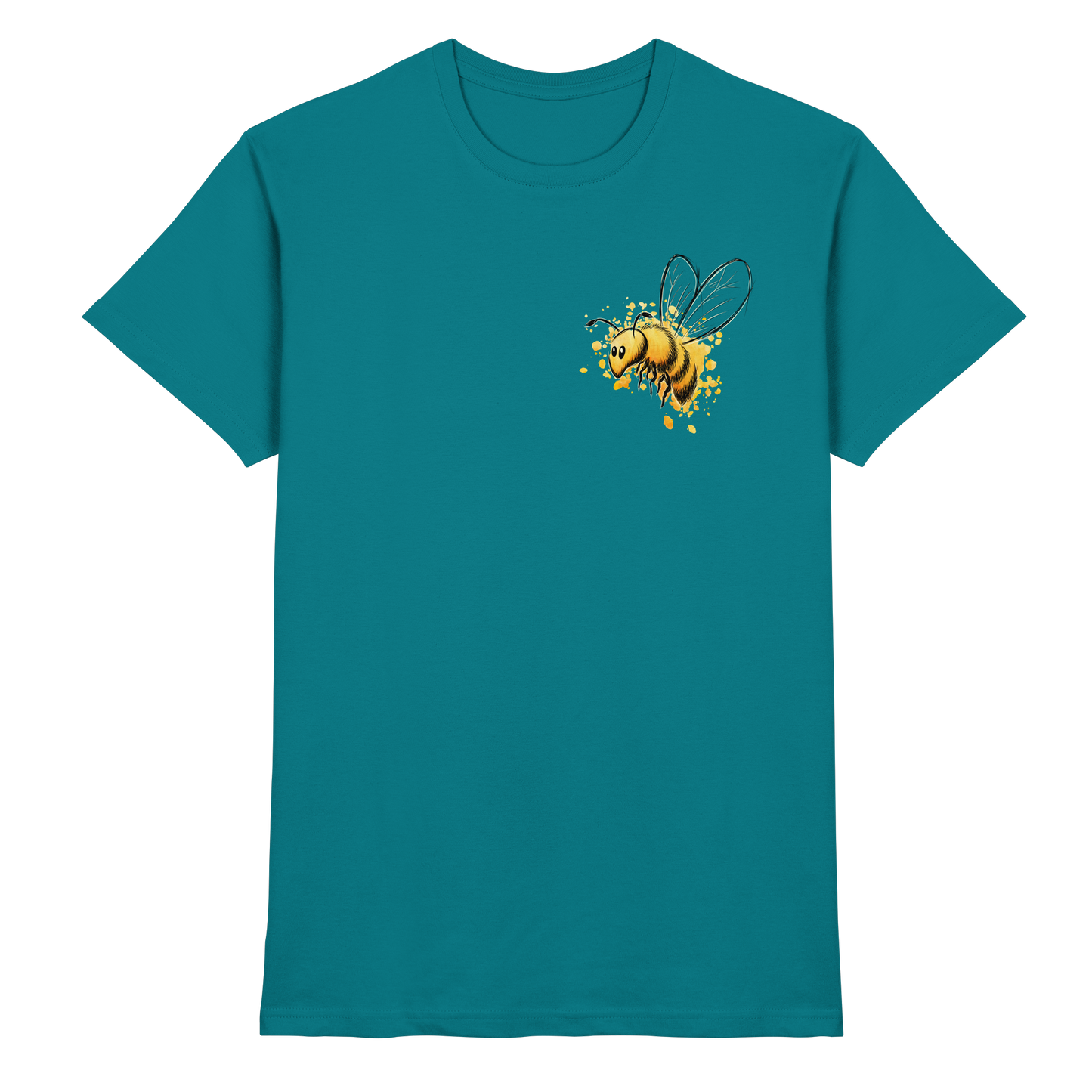 Lässige kleine Honig-Biene - Premium Shirt