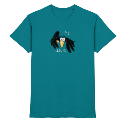 Joa Läuft Krähe gechillter Rabe - Premium Shirt