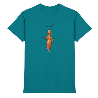 Rotes Eichhörnchen hängt ab - Premium Shirt