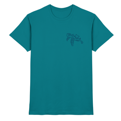 Lässig lustige Wasserschildkröte - Premium Shirt