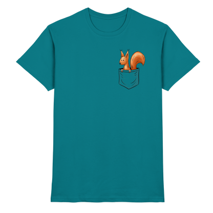 Lässiges Eichhörnchen In Tasche - Premium Shirt