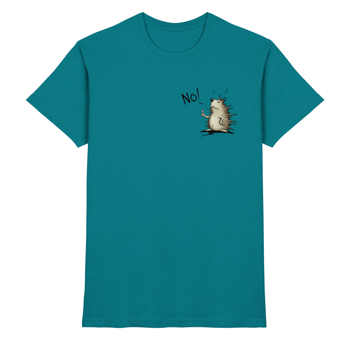 Nö! Grummeliger Igel - Premium Shirt