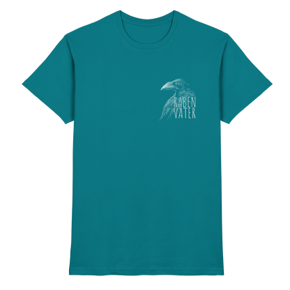 Rabenvater schwarzer Rabe Krähe - Premium Shirt