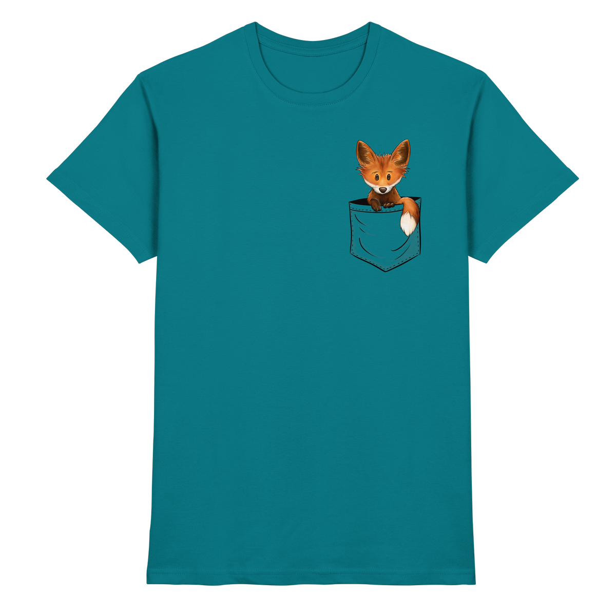 Funky Fuchs in der Tasche - Premium Shirt