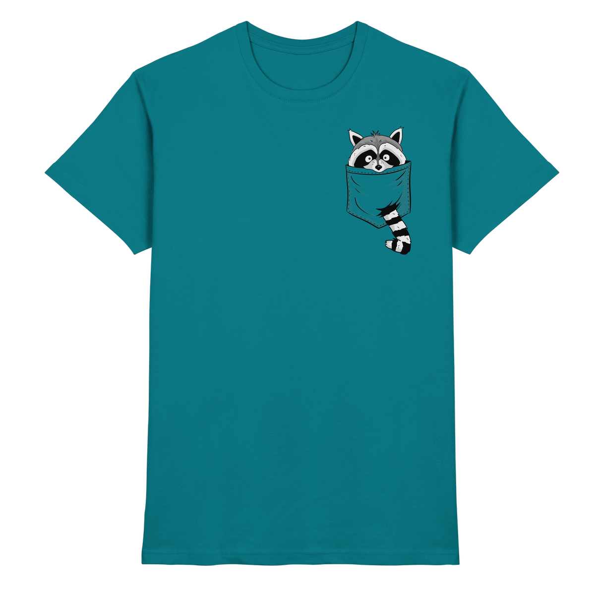 Waschbär in Deiner Tasche - Premium Shirt
