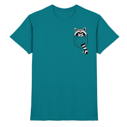 Waschbär in Deiner Tasche - Premium Shirt