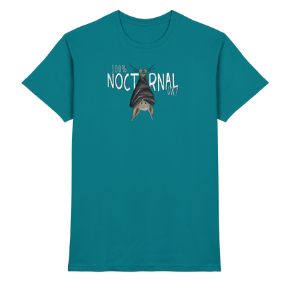 100% nachtaktive Fledermaus - Premium Shirt