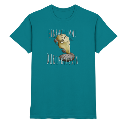 Einfach mal Durchbeissen Biber - Premium Shirt