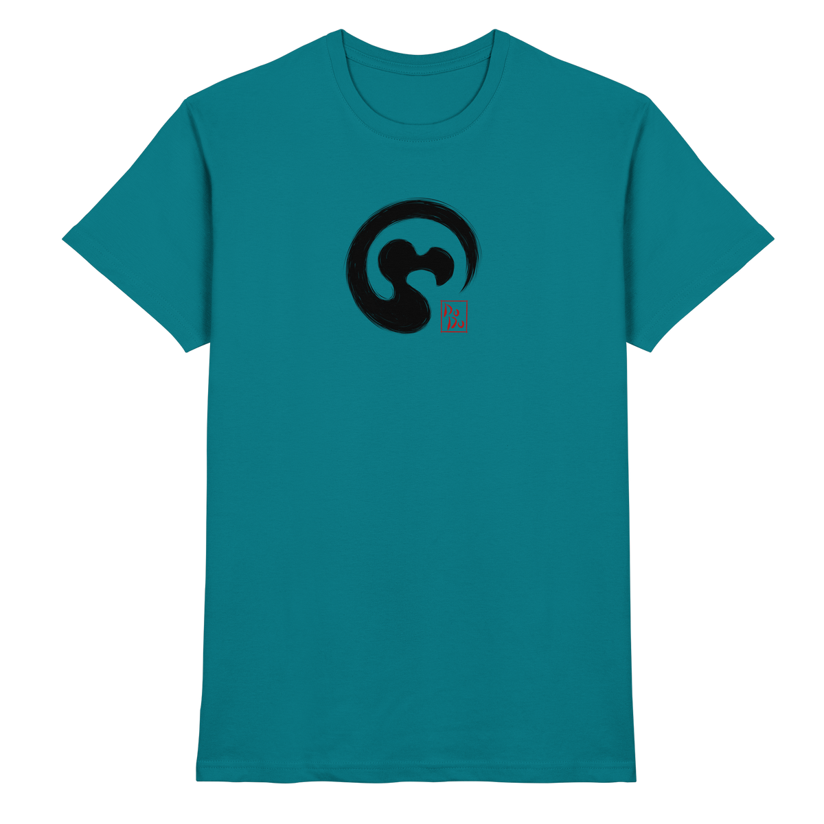 Zen Dodo im japanischen Enso Kreis - Premium Shirt