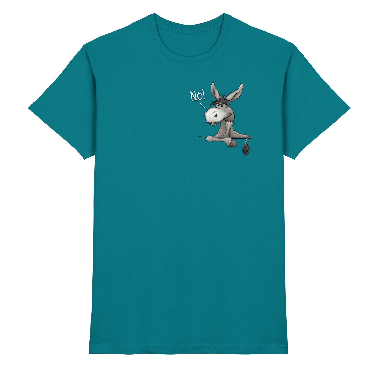 Nö! Störrischer Esel - Premium Shirt