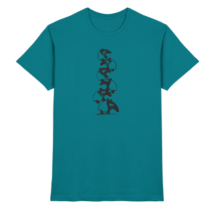 Lustiger Haufen aus Schabracken-Tapiren - Premium Shirt