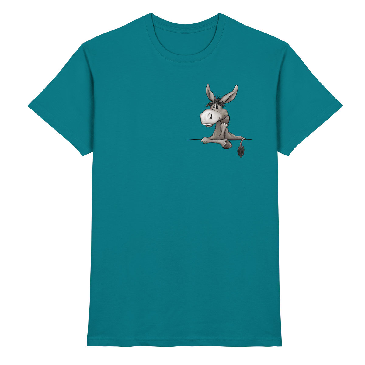 Lustiger lässiger Esel - Premium Shirt