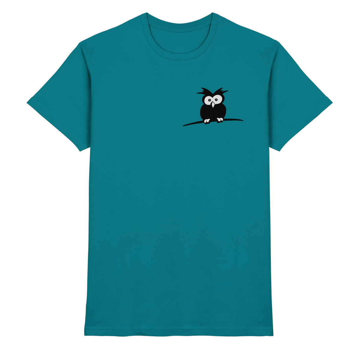 Kleine struppige Eule - Premium Shirt
